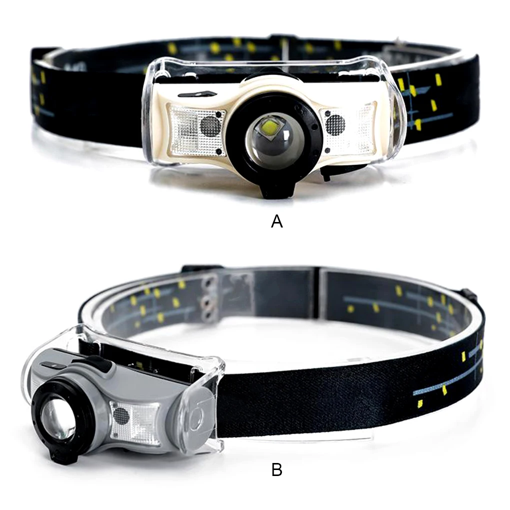 

Headlamp Zoomable 250lm USB Charging 5500K 1500mAh LED Torch Flashlights