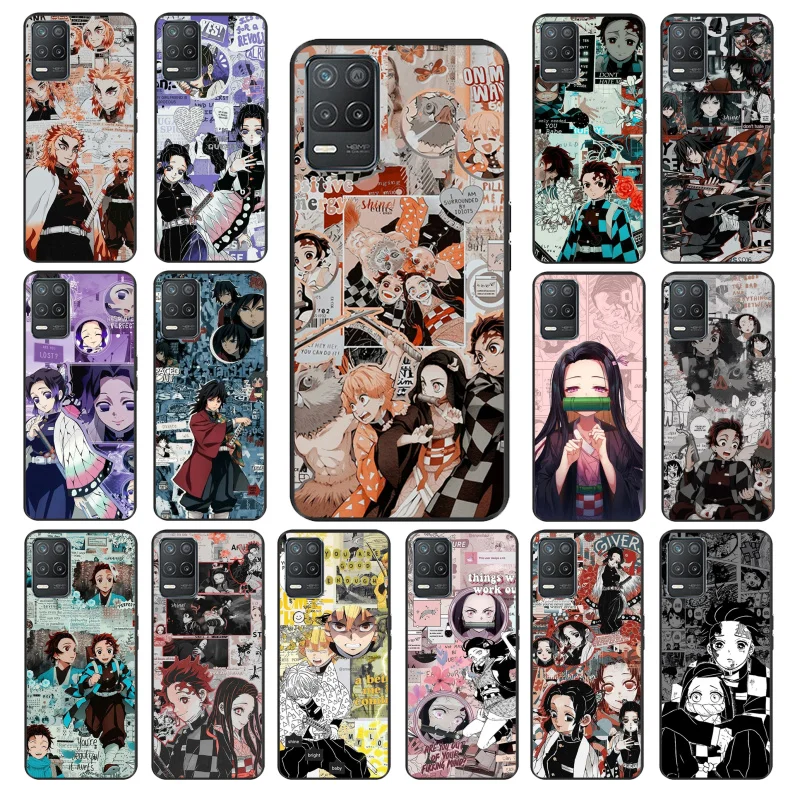 

Kimetsu No Yaiba Demon Slayer Case for OPPO Realme GT 2 Pro X2 Pro XT C25S 8 7 6 Pro 6i GT Master C3 C21 C21Y C11 X3 SuperZoom