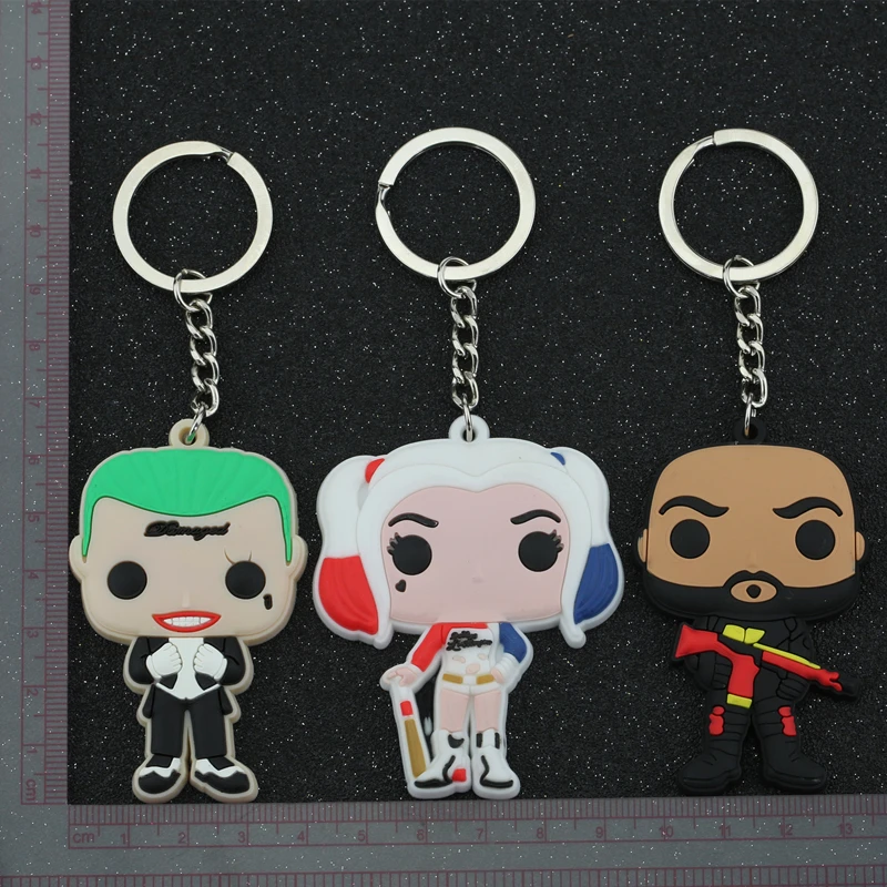 Брелок для ключей Квадрокоптер Джаред Лето Джокер Марго Робби Квинс Уилл Смит