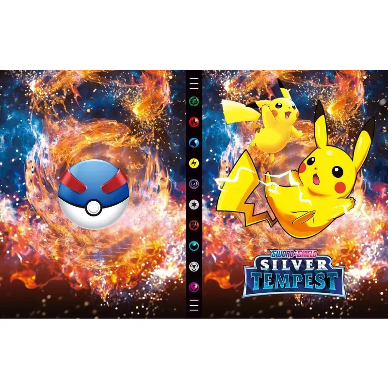 

432PCS Pokemon Collection Card Album HD 3D Game Card Binder Cute Anime Kids Birthday Gift