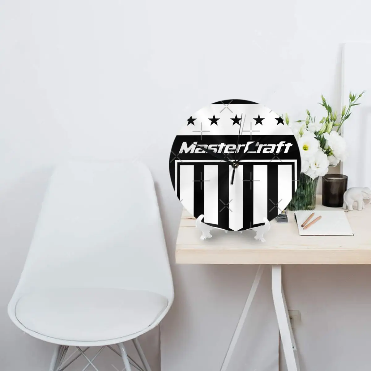 Хит продаж-настенные часы с логотипом Mastercraft украшение комнаты круглые