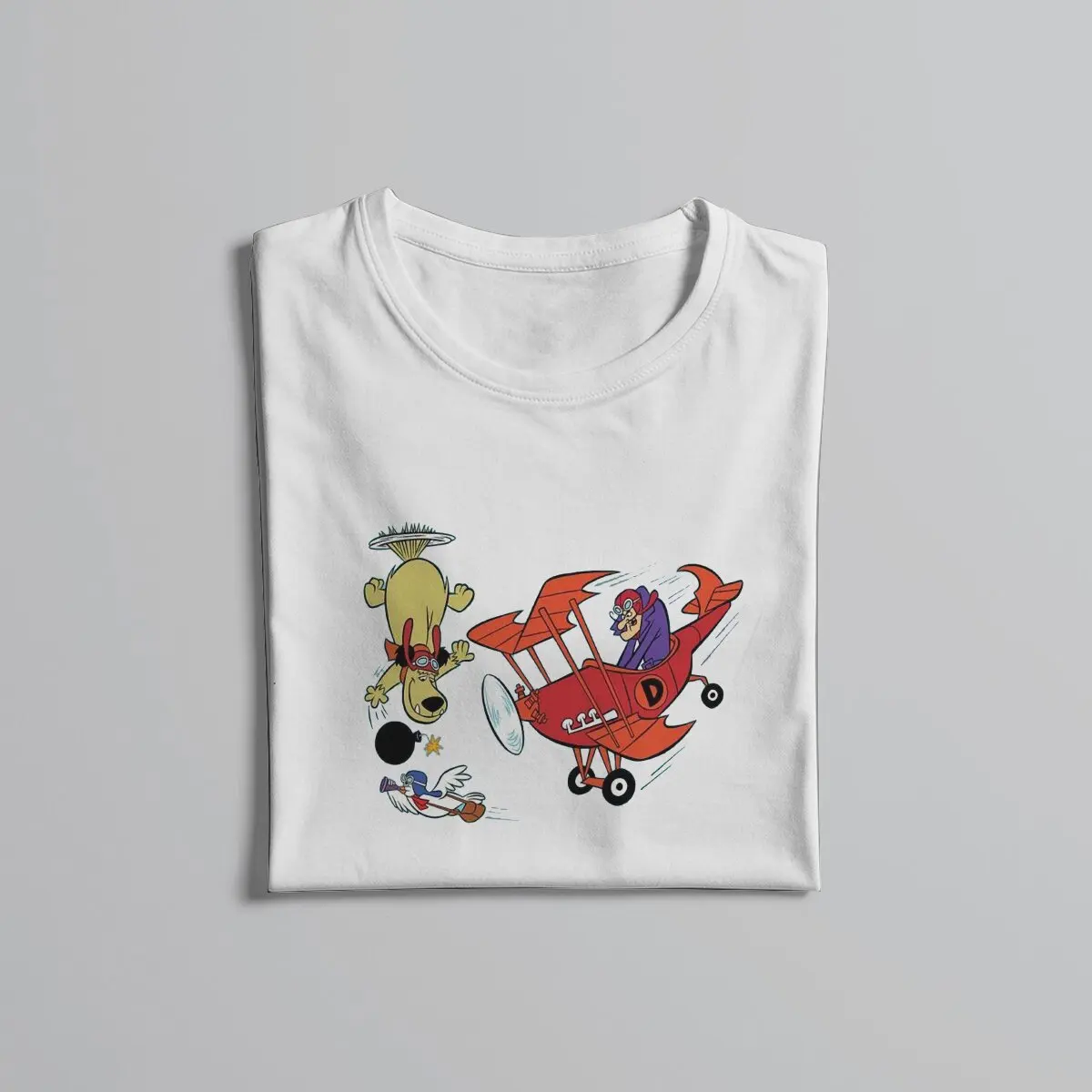 Футболка мужская в стиле ретро с рисунком простая футболка круглым вырезом