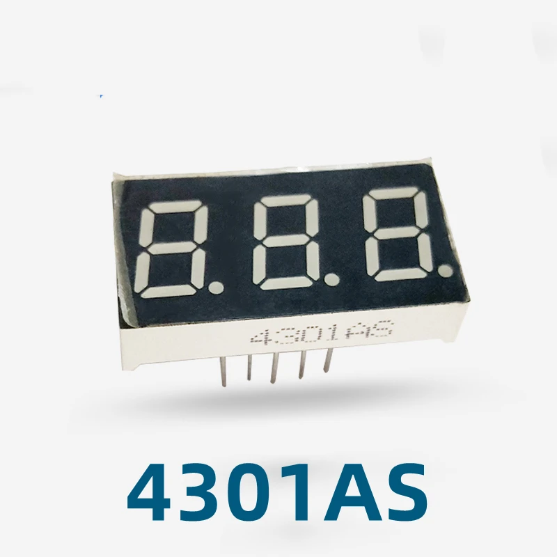 

1 шт. 4301AS подсветка 0,4 дюйма 3-значная трубка 4301AS Common Yin