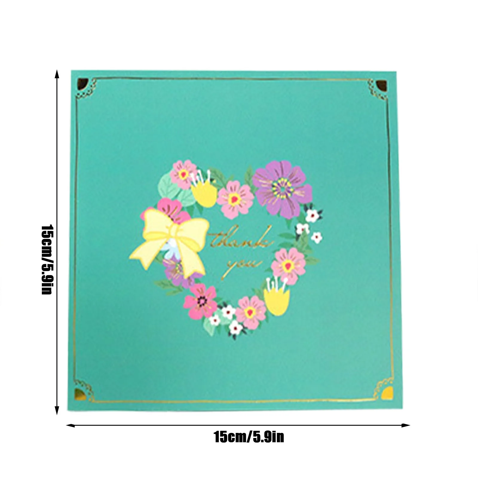 3D выдвижные Цветочные поздравительные открытки поздравительная открытка на