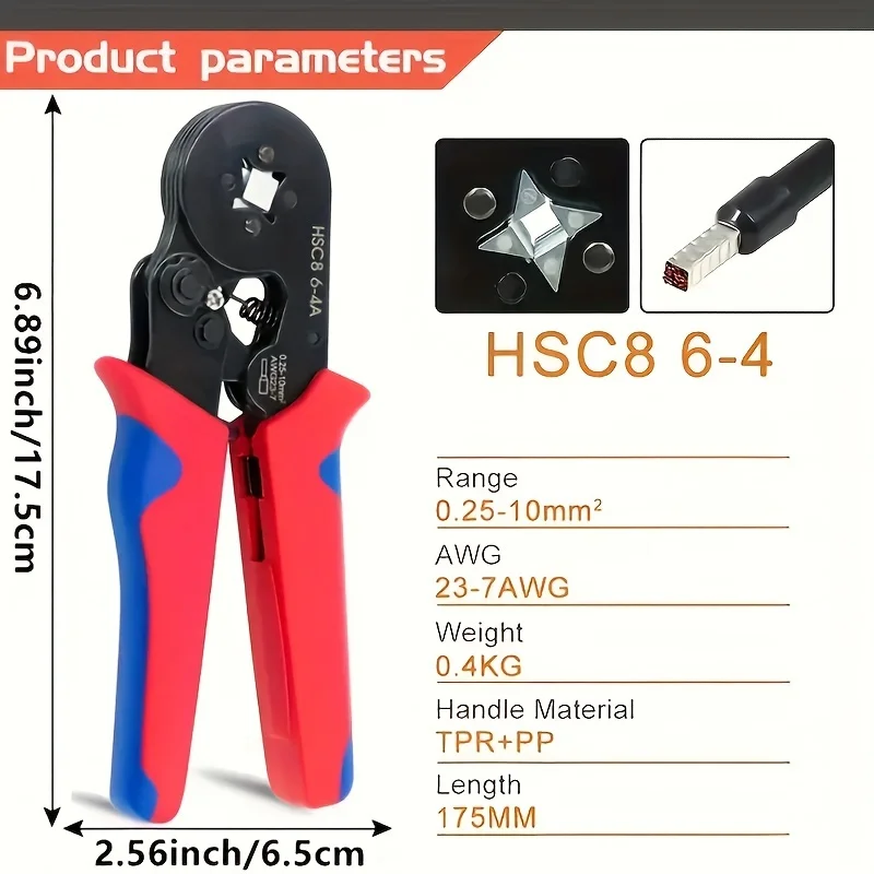 1 шт. обжимные клещи для трубчатых клемм мини-комплект крепежных наконечников