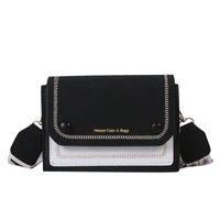 vintage fashion pu leather wide strap women crossbody shoulder bag letters bags womens handbags purses