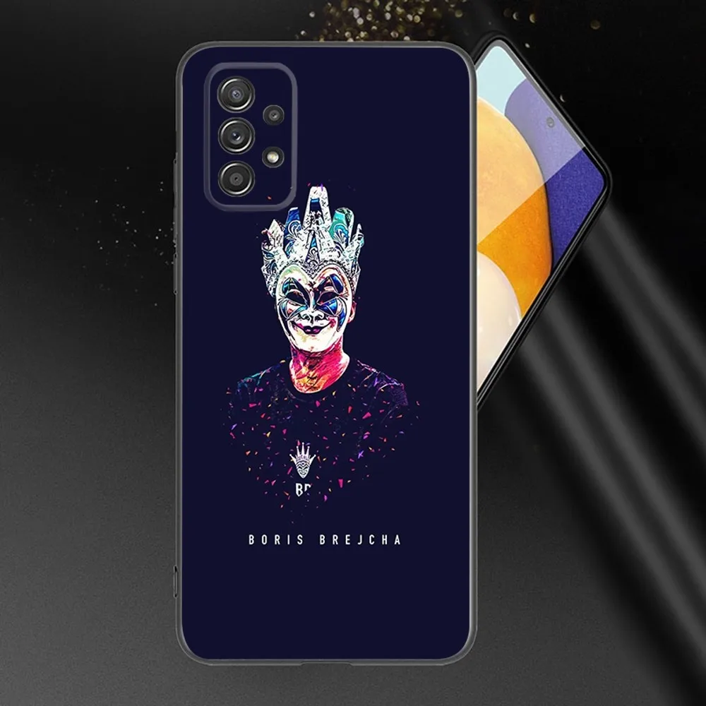 Чехол для телефона DJ Boris B-Brejcha Samsung Galaxy A13 A21s A22 A31 A32 A52 A53 A71 A80 A91 Мягкий черный чехол