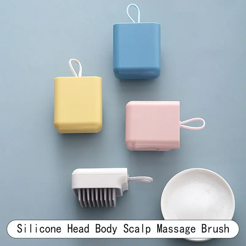 

Silicone Head Body Scalp Massage Brush Comb Shampoo Hair Washing Combs Tangle Shower Brush For Bath Spa Slimming Massage Combs