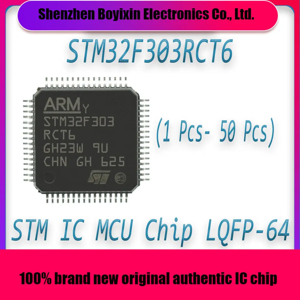 

STM32F303RCT6 STM32F303RC STM32F303R STM32F303 STM32F STM32 STM IC MCU Chip LQFP-64