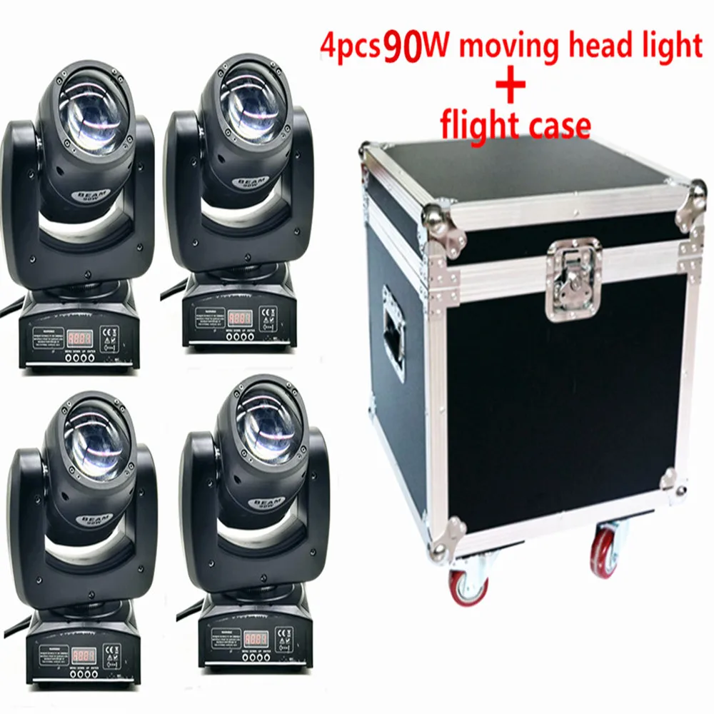 

Moving Head Mini LED 90W Beam DMX Lights Powerful 4In1 RGBW Color Mixing Good For Dance Floor DJ KTV Bar Disco Party