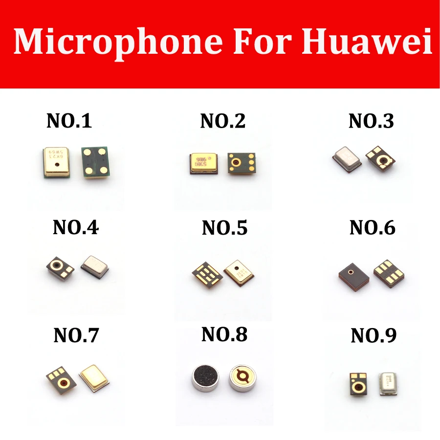 

Приемник микрофона для HUAWEI P40 Pro P30 P20 P10 P9 Honor 8 9 10 20 30 V10 V20 V30 Mate Nova Lite Enjoy Play, 10 шт.