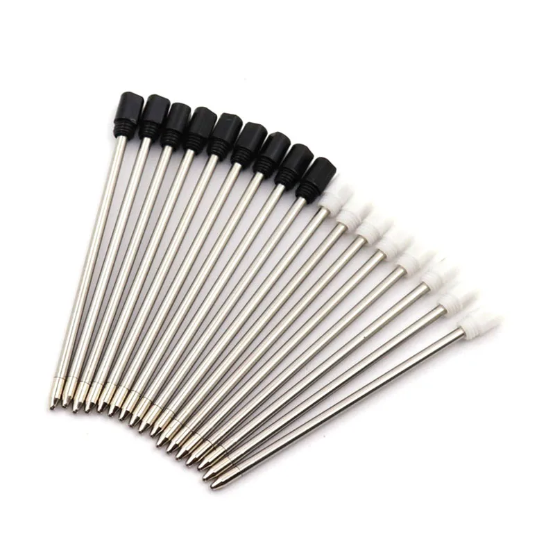 

Шариковые ручки ALSMT, металлические, 7 см, синие, черные чернила, набор из 10 штук