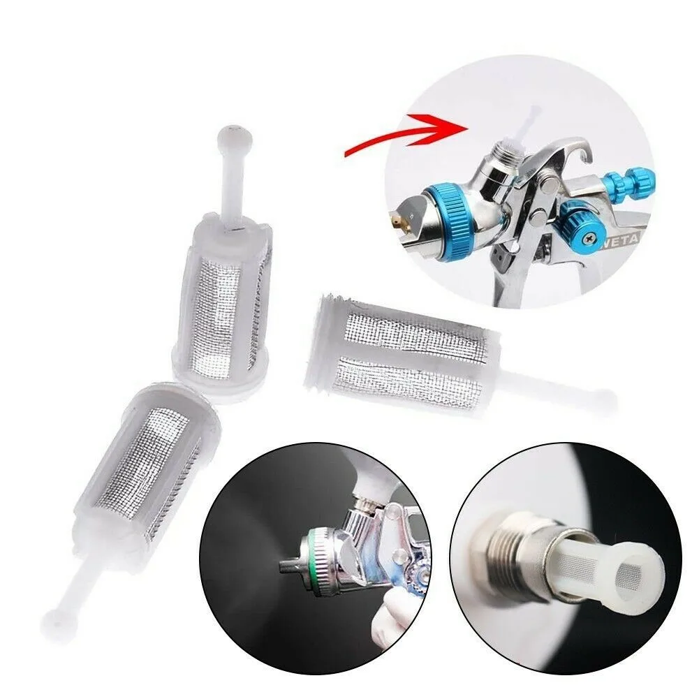 

Durable Pot Paint Filter Gravity Feed Spray Gravity HVLP Paint Replacement Tools White
