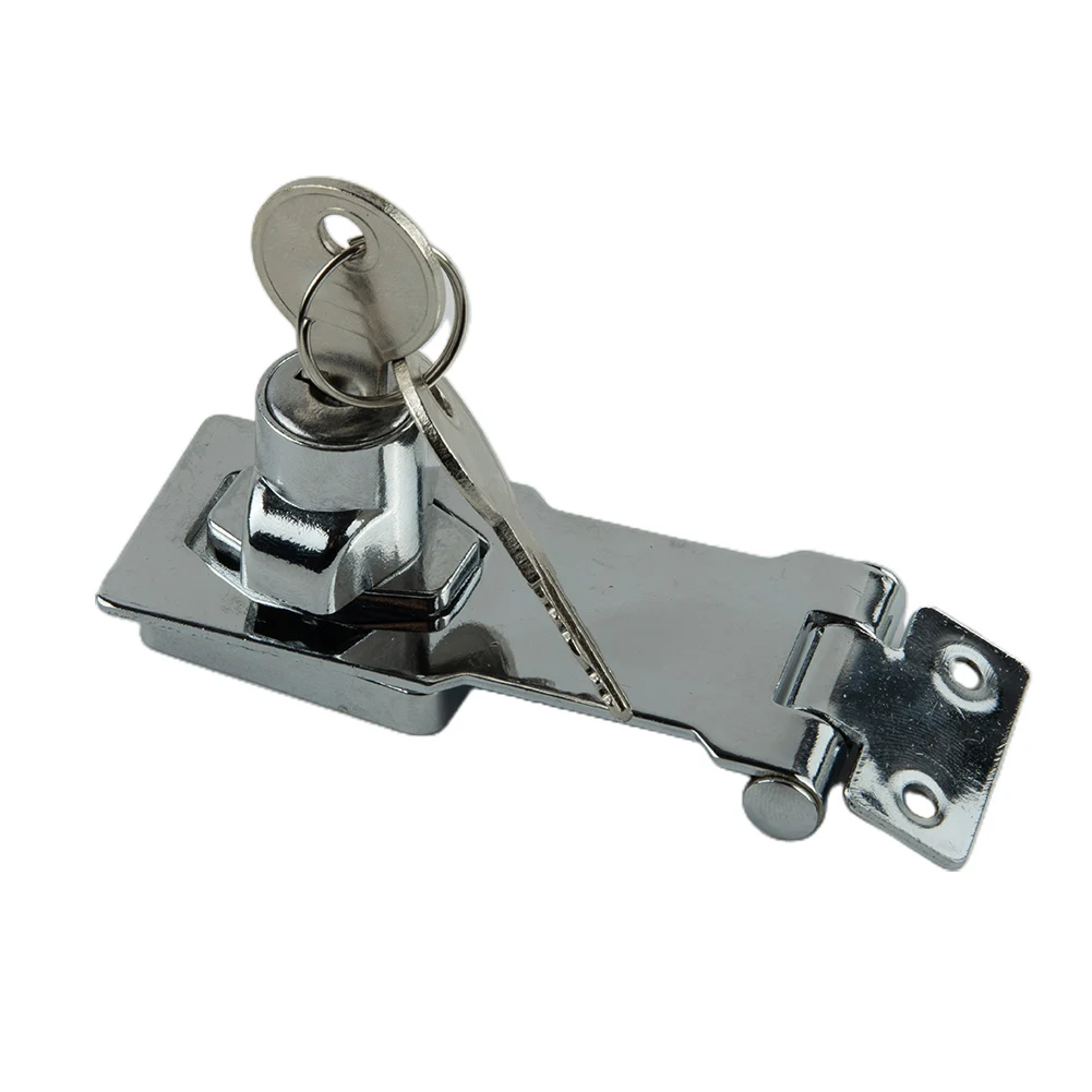 

Ocking Hasp Heavy Duty Locking Hasp And Staple With Keys Padlock Cupboard Shed Garage Lock Office Cabinet Security Lock Hardware