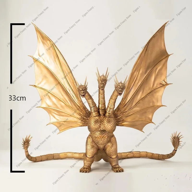 Фото Специальное предложение: Коллекционная фигурка HIYA Squisita Serie Base Godzilla Vs King Ghidorah 1991, персонаж аниме-сериала King Ghidorah, игрушка-подарок №2
