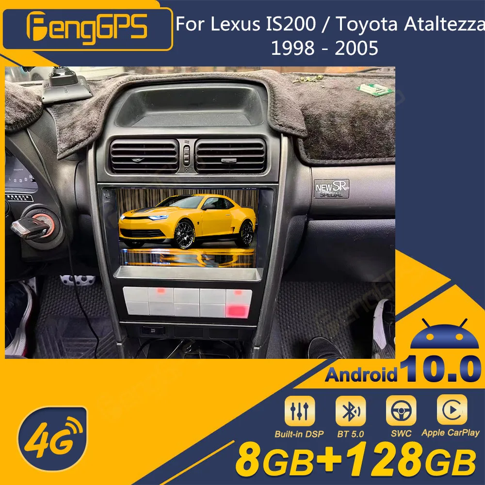 

Автомагнитола 2DIN для Lexus IS200 / Toyota Ataltezza 1998-2005, Android, стереоприемник, Авторадио, мультимедийный плеер, GPS-навигатор