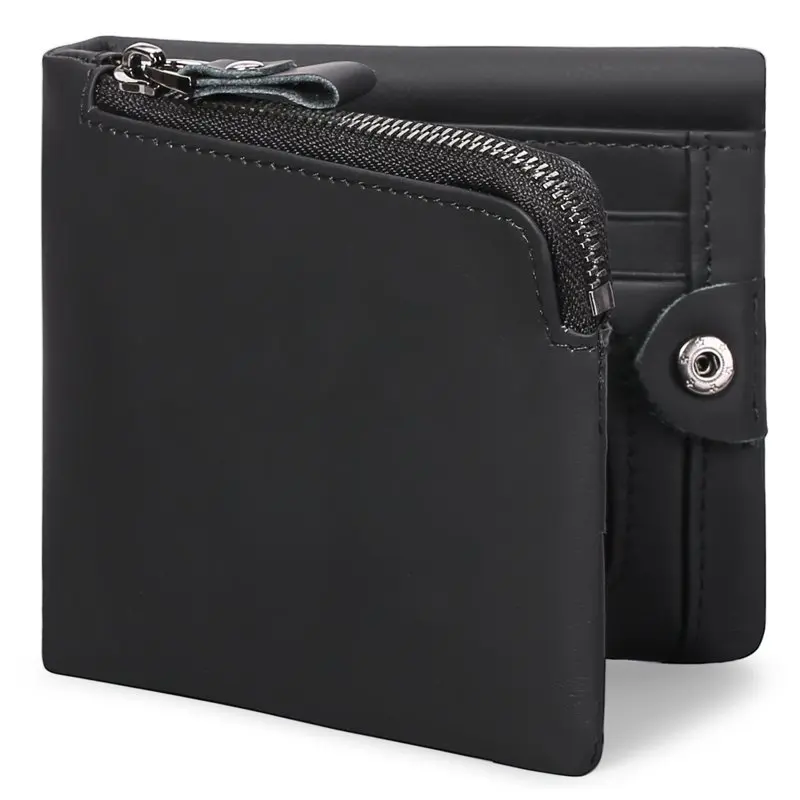 

Mens Wallet with RFID Blocking - Genuine Slim Bifold Credit Card Holder for Men