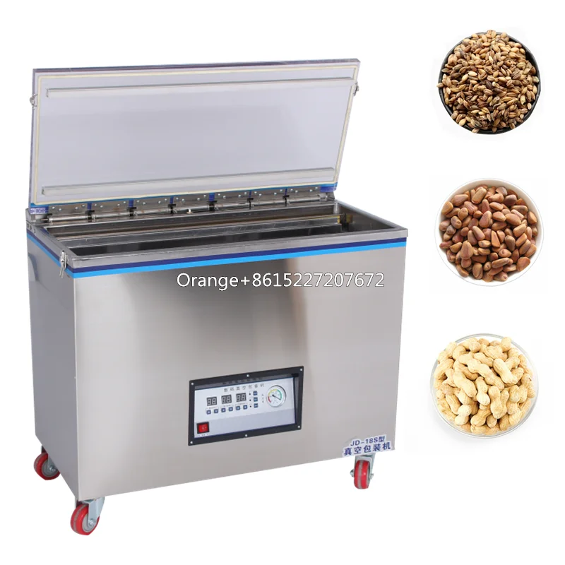 

China Single Chamber Vacuum Food Sealer Rice Grain Bean Vacuum Sealing Machine With Large Capacity