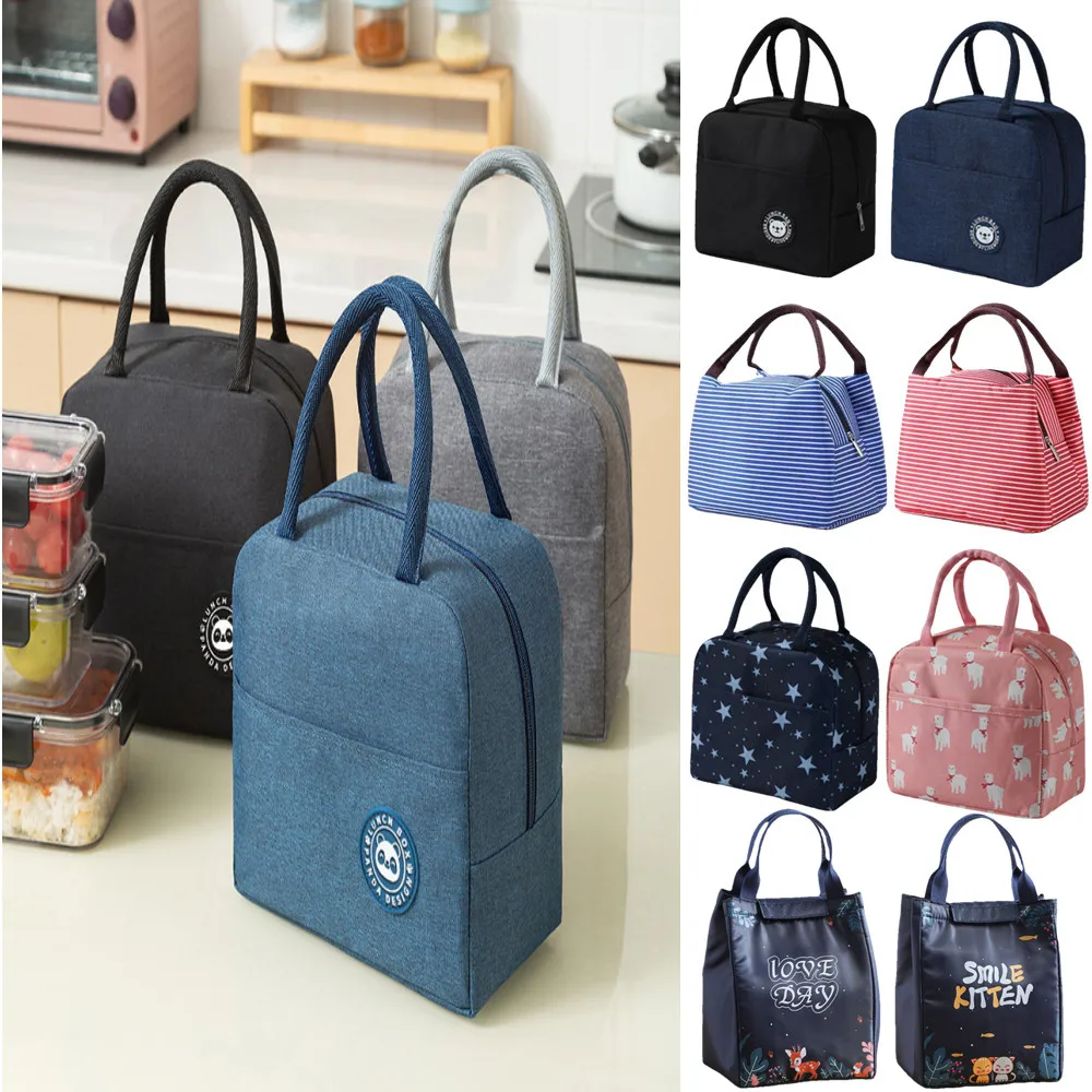 

Lunch Bag for Women Kids Cooler Bag Thermal Bag Portable Lunch Box Ice Pack Tote Food Picnic Bags Lunch Bags for Work