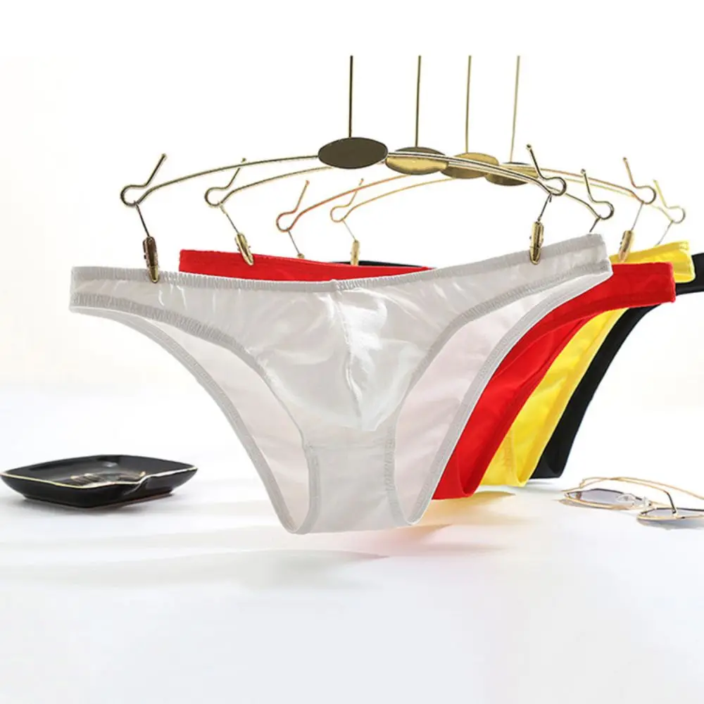 

Men'S Underwear Cotton Sexy Front Convex Men'S Briefs Comfortable Breathable Elastic Bag Hip Quality Men Cotton Underwear