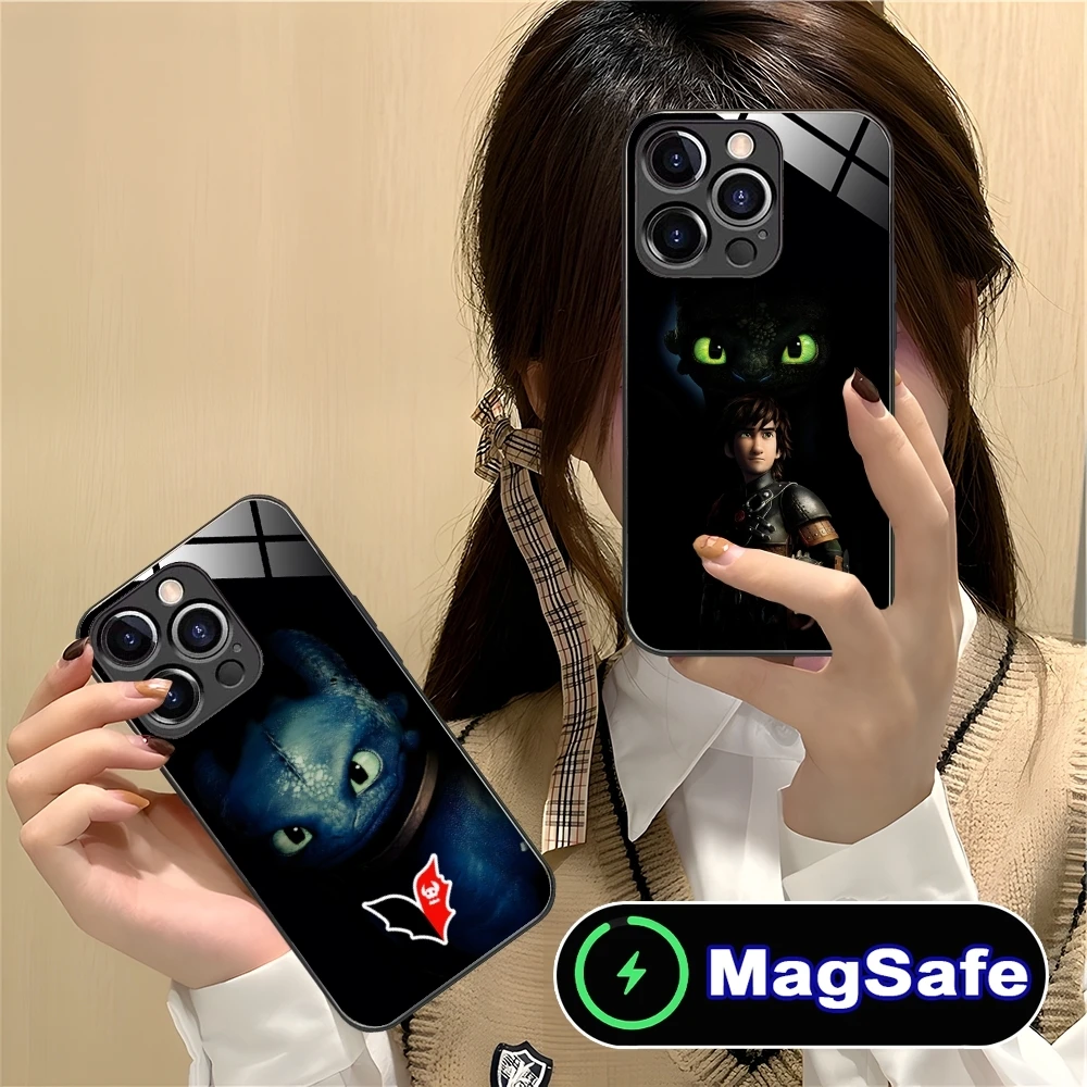 HTTYD беззубчатый Чехол для мобильного телефона с драконом iPhone 16 15 14 13 12 11 Pro Max Plus Mini