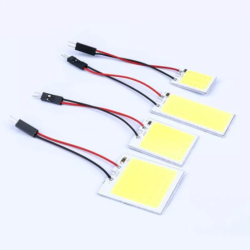 Promotion White T10 W5W COB 24SMD 36SMD 48SMD Car Led Auto Interior Reading Lamp Bulb Light Dome Festoon Vehicle Panel 1pc - купить по