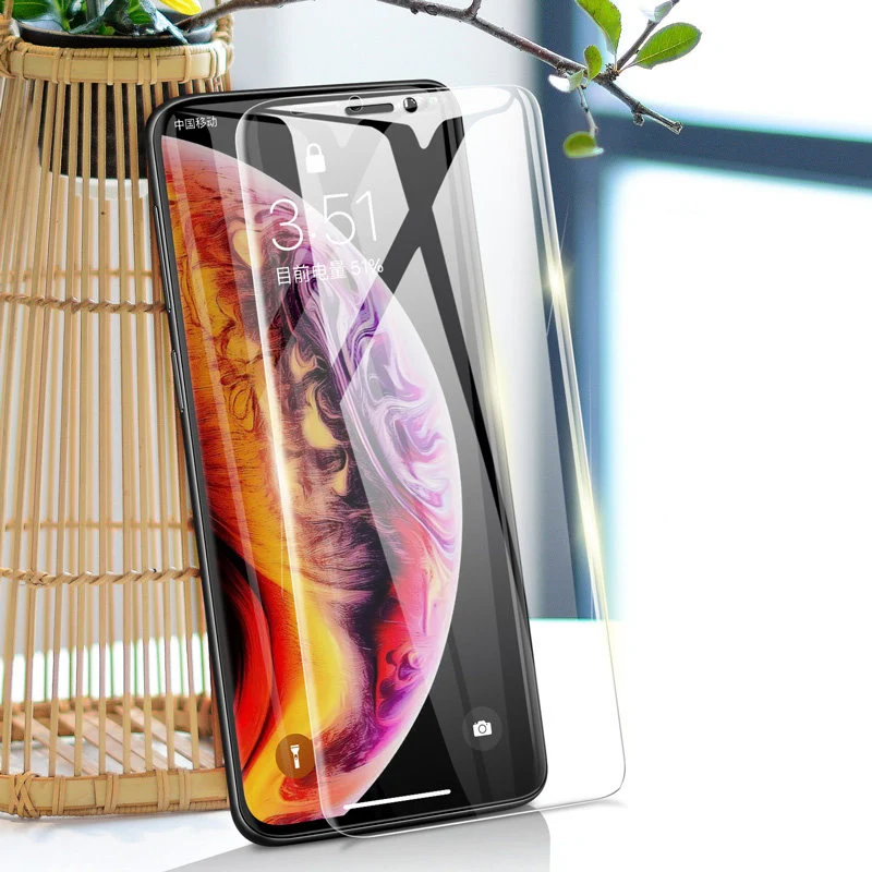 Защитное стекло 3D для Apple iPhone 11 Pro Max X XR XS 6 6S 7 8 Plus SE 2020 | Мобильные телефоны и