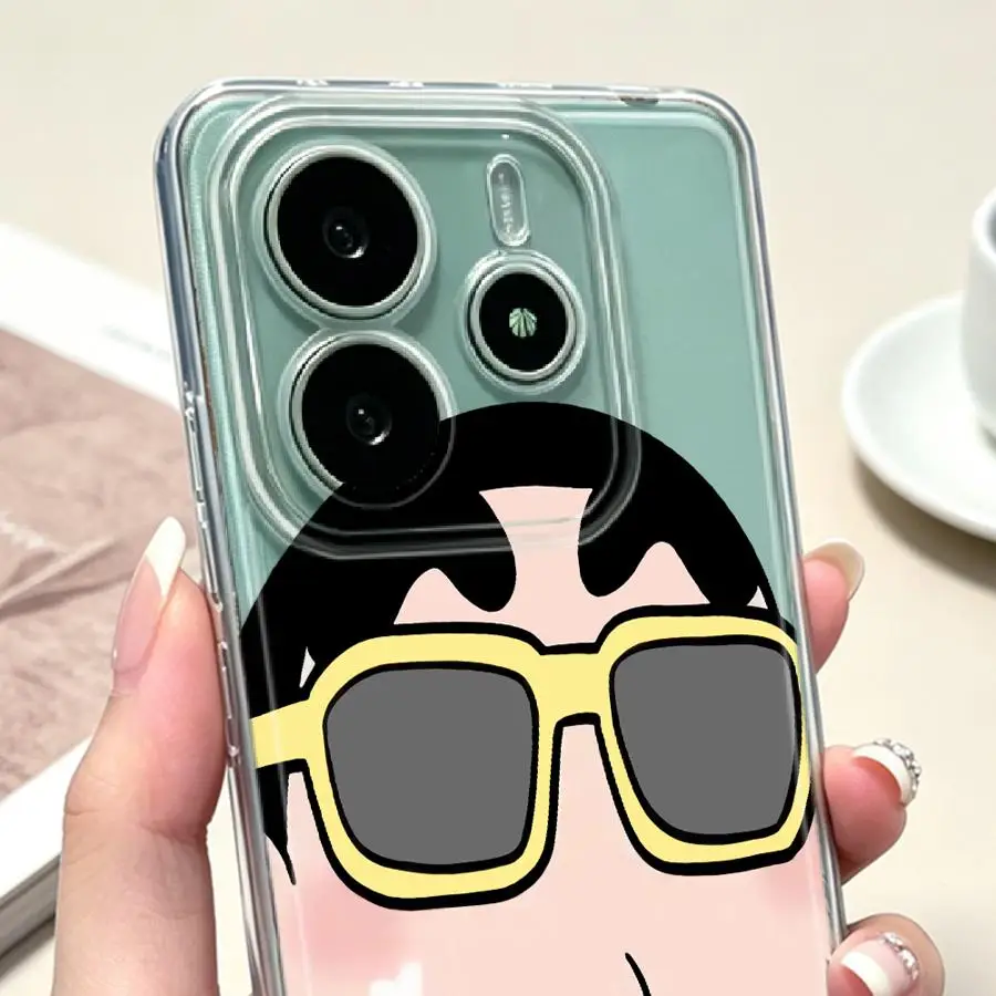 Фото Чехол для Xiaomi Poco X3 Pro X3 NFC, мягкий чехол для телефона, милый чехол Shin-ChanS №3