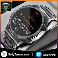 2022 new ecgppg smart watch men automatic infrared measurement blood oxygen heart rate blood pressure smartwatch men for huawei
