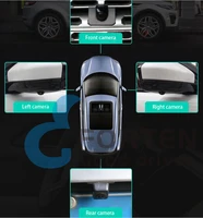 1080p 3d avm bird view recording device module parking system panoramic 360 car camera