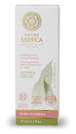 Натуральный Сибирский крем пилинг для ног освежающий Космос 75 мл.|Электрический