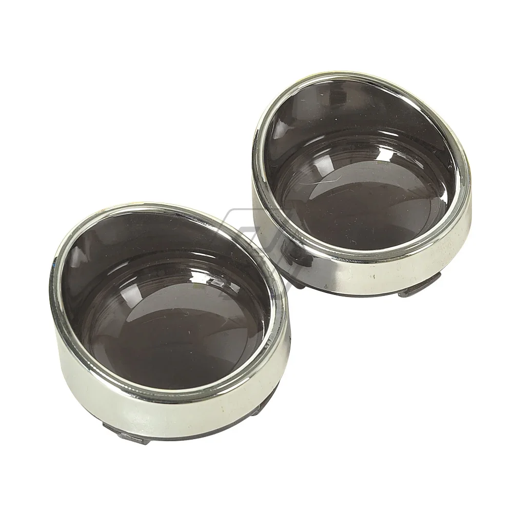 Хромированный чехол для мотоцикла с козырьком указателя поворота Harley Dyna Softail