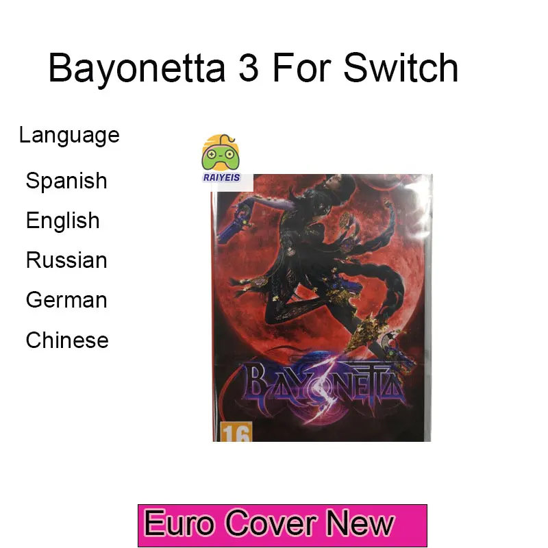 

Новая герметичная игра Bayonetta 3 с английским языком, бесплатная доставка