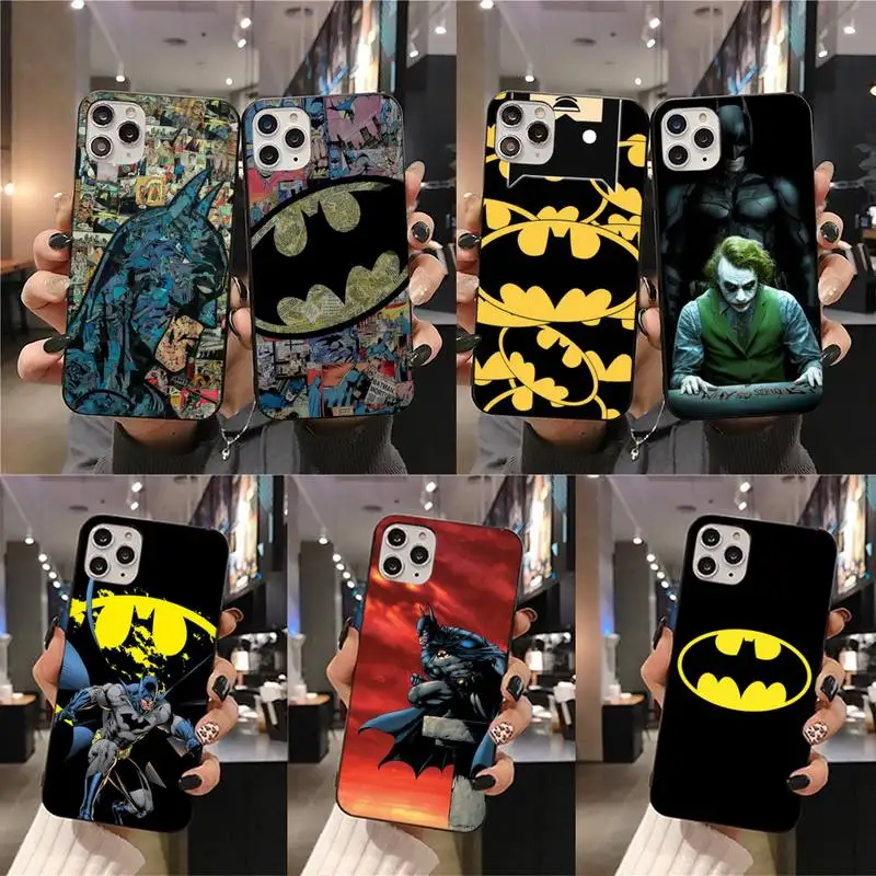 

Batman Bruce Wayne Phone Case For iphone 13 12 11 Pro Mini XS Max 8 7 Plus X SE 2020 XR cover