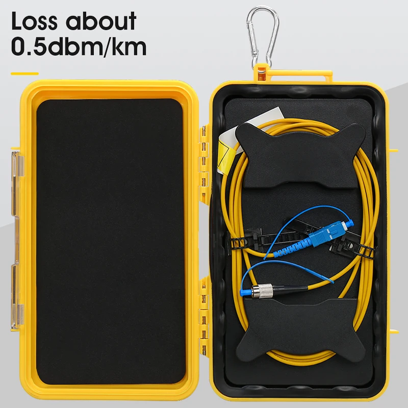 OTDR Fiber Tester SC/UPC-FC/UPC Test Extension Cable Fiber Jumper Box 500M 1000M 2000M