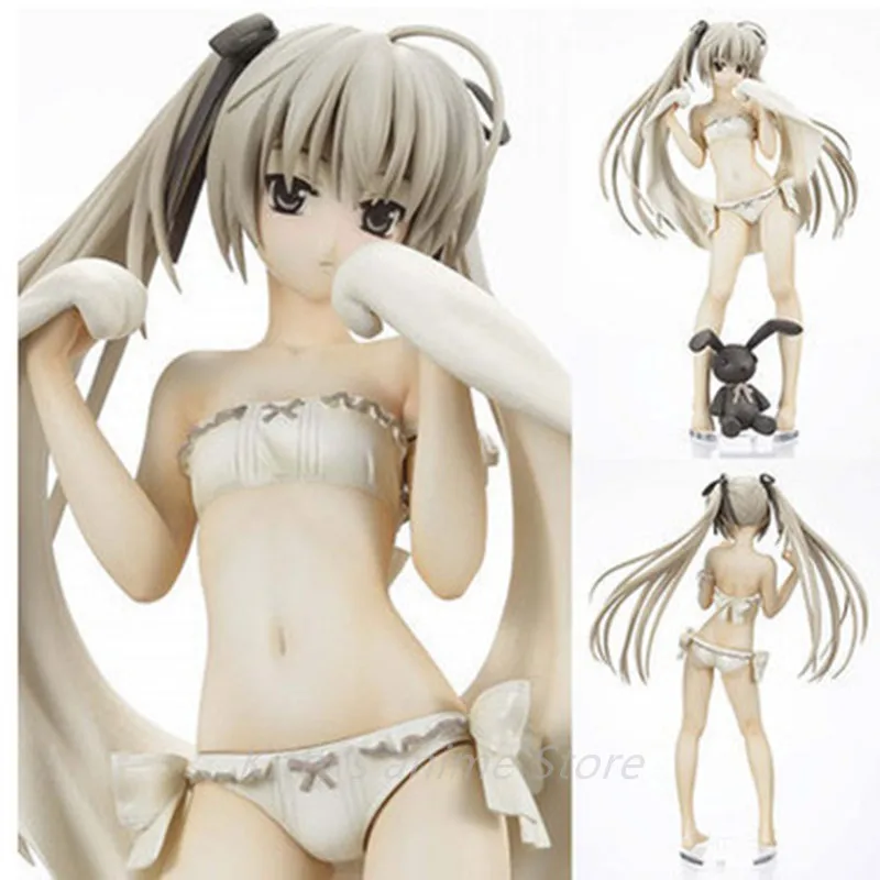 

Japan Anime Love Game Sphere In Solitude Yosuga no sora Kasugano Sora Swimsuit Ver Bikini Sexy Girl PVC Action Figure Model Toys