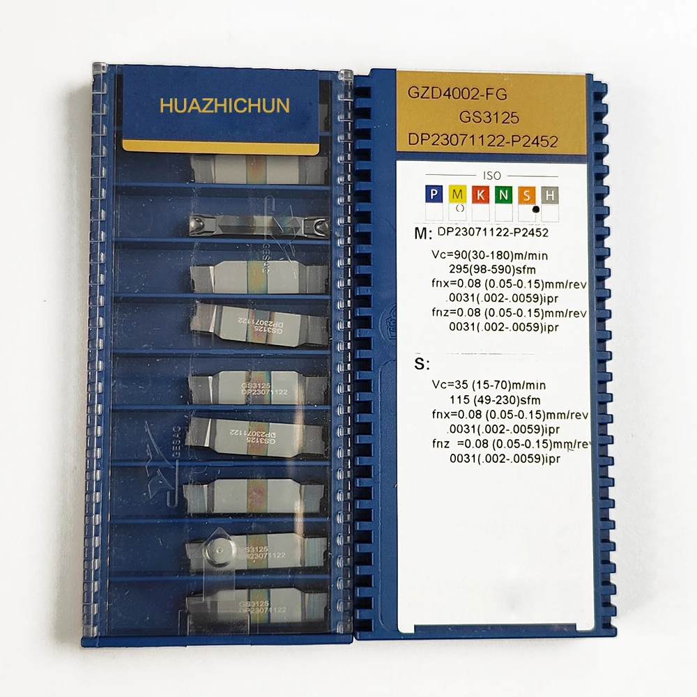 

HUAZHICHUN GZD4002-FG GS3125, карбидные вставки, фрезерные инструменты