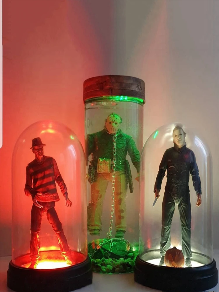 

Jason Voorhees Collector Water Lamp Friday The 13th Part 6 Jason Lives Horror Figurine Night Light Halloween Souvenir Home Decor