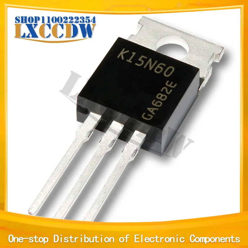 

10 шт. SKP15N60 K15N60 TO-220 IGBT 600V в наличии