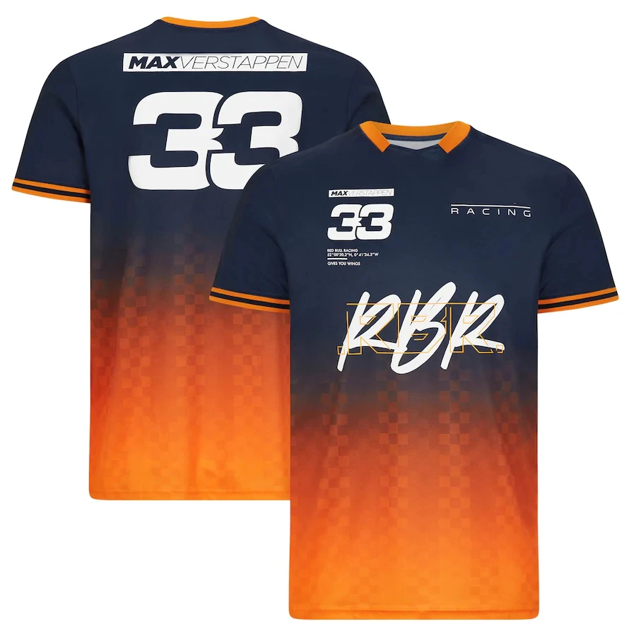 

2021 Formula 1 Bull Men's T-shirt, outdoor extreme sports, off-road motorcycle, motorcycle top F1 RBR