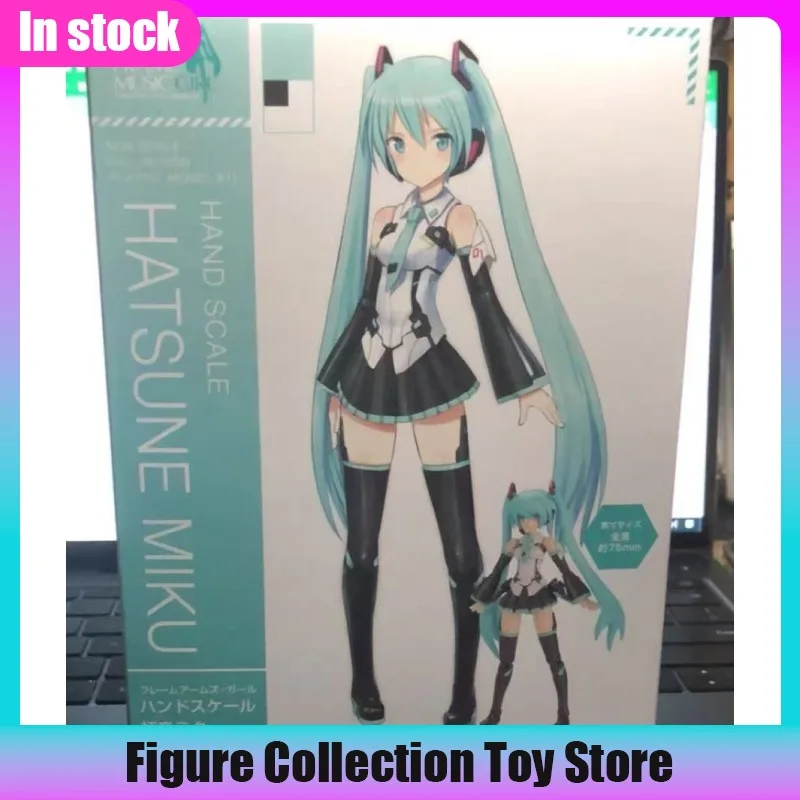 Фото Оригинальная сборная подвижная фигурка Kotobukiya Hatsune Miku из серии FAG Hand Scale Girl для мальчиков и девочек, игрушка-подарок №3