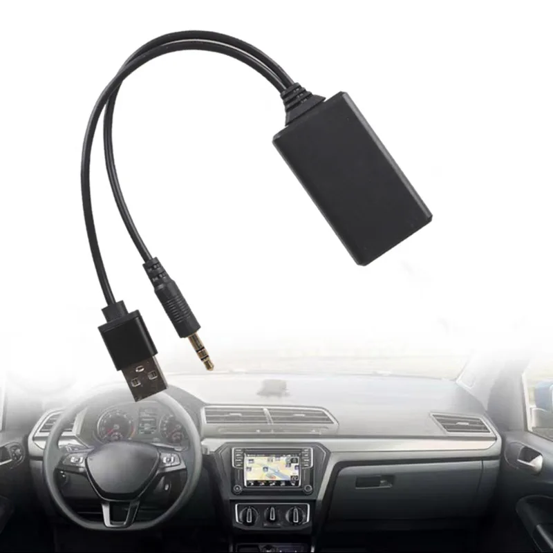 

Универсальный автомобильный Bluetooth-радиокабель адаптер автомобильный Aux Bluetooth музыкальный аудиоресивер автомобильное зарядное устройство адаптер для BMW E90 E91 E92 E93