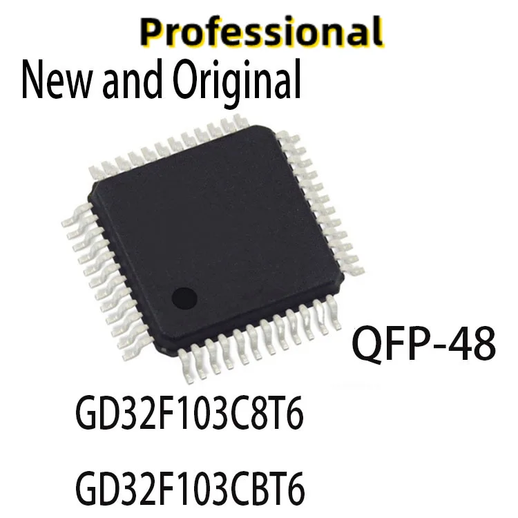 

10PCS New and Original GD32F103 C8T6 GD32F103 CBT6 QFP-48 GD32F103C8T6 GD32F103CBT6
