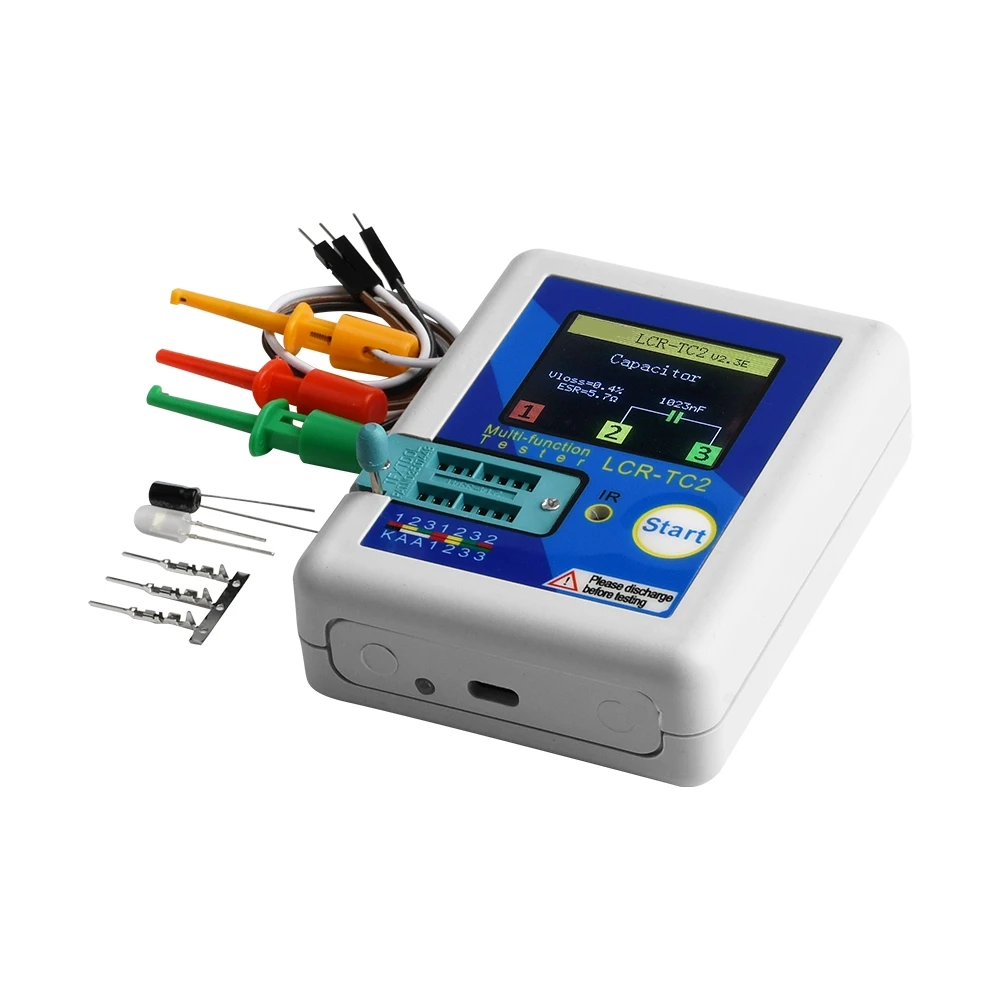 

LCR-TC2 Triode For Resistor Tester Display Transistor Transistor Multimeter Dropship Capacitor Colorful Diode