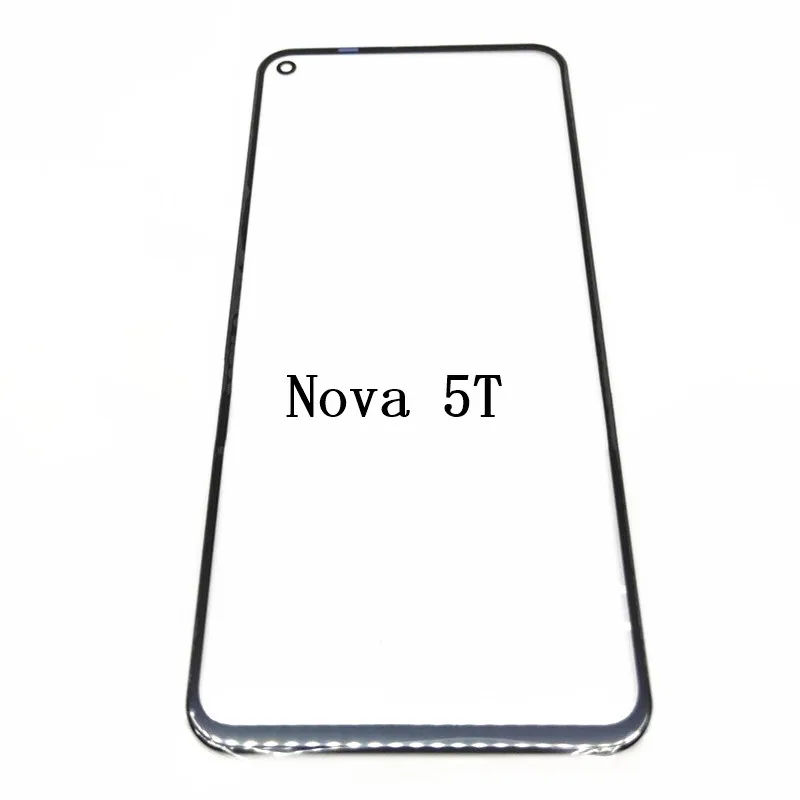 

Для Huawei Nova 5T YAL-L21 Передняя Сенсорная панель ЖК-дисплей внешний экран Стеклянная крышка объектива