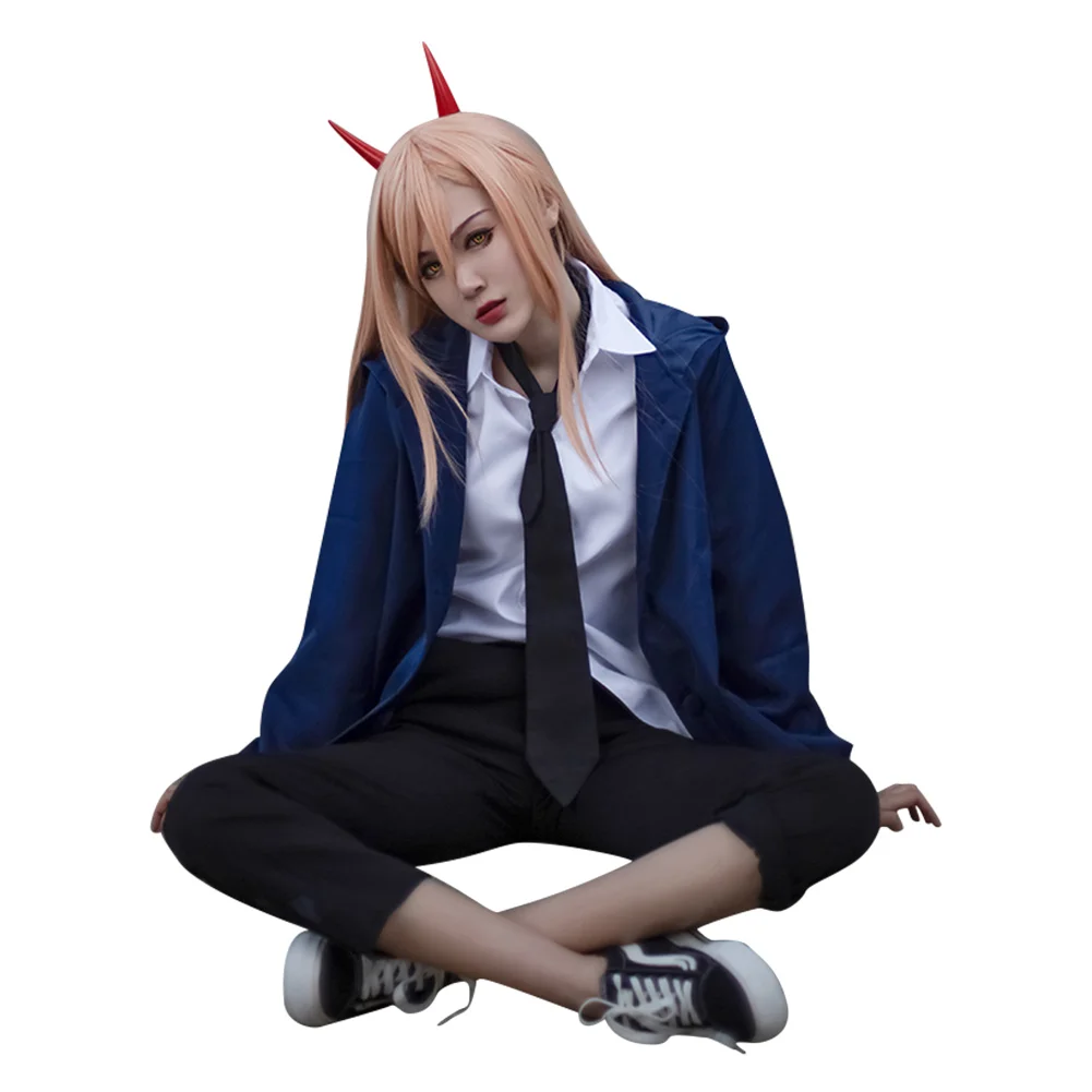 Мощные ролевые игры рога аниме цепочка Косплей пила человек Маскировка