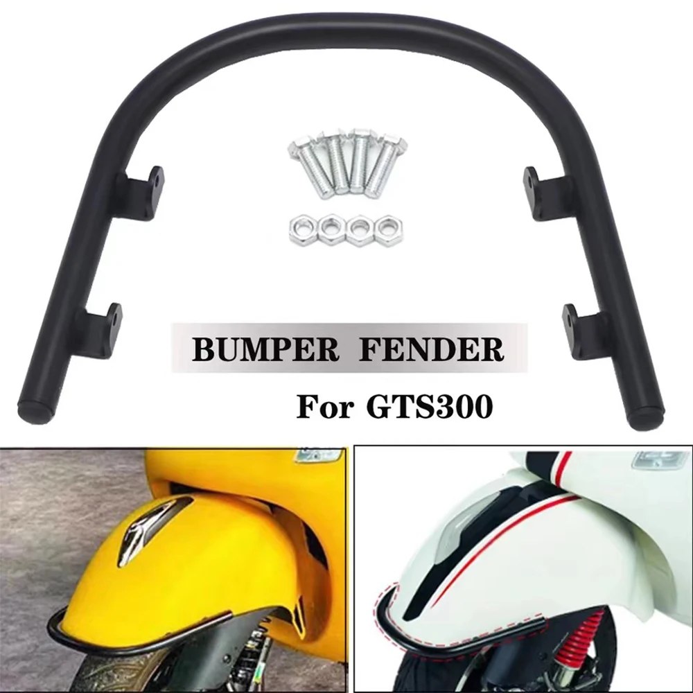 

Motorcycle Bumper Front Fender Fender Black Bumper Fender U-Bar Crash Bars For GTS300 GTS 300