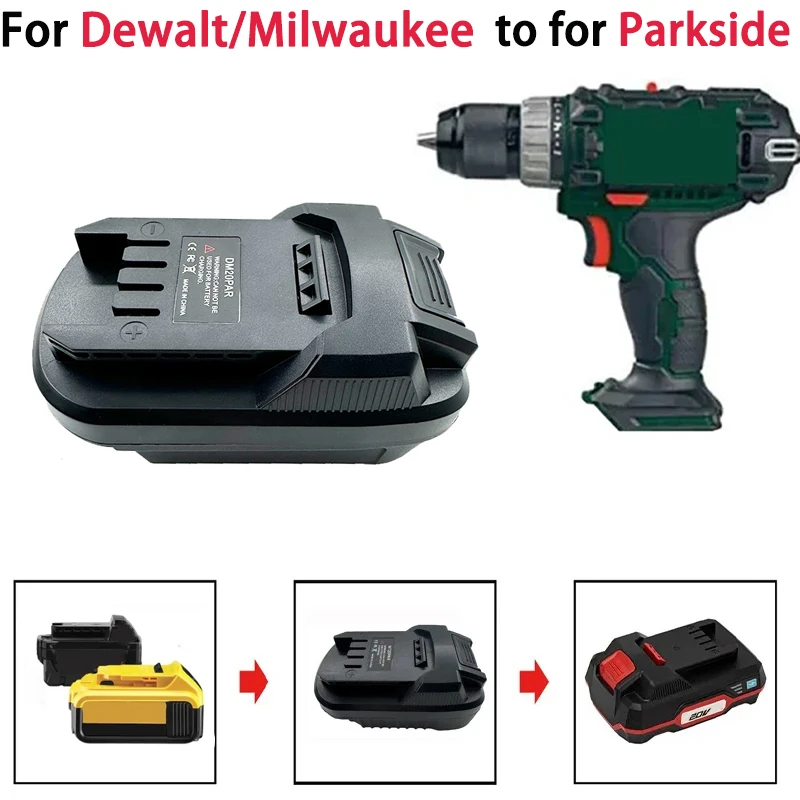 Адаптер для аккумулятора Dewalt/Milwaukee 18 в