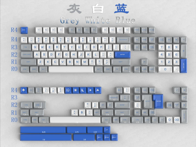Фото Колпачки для клавиш Daye GMK True Olivetti, 173 клавиш/комплект №1
