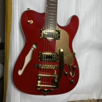 high quality f whole tl electric guitar rosewood fingerboard gold hardware red gloss finish in stock fast shipping